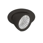 PERFORMANCE IN LIGHTING - Faretti da incasso LED 20W Ottica circolare diffondente 4000K RF 18 C/IW 840 BK9005 RE EB433 statica