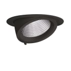 PERFORMANCE IN LIGHTING - Faretti da incasso LED 27W 3000K Ottica circolare diffondente DALI RF EB434 24 C/IW 830 BK9005 RE