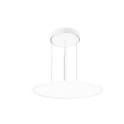 PERFORMANCE IN LIGHTING - Apparecchio a sospensione LED 3000K 50W con diffusore statico in opale FLR555PL45SB830WH9016OP.