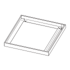 PERFORMANCE IN LIGHTING - Kit montaggio a superficie FL625LED EL Surface Housing WH.