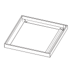 PERFORMANCE IN LIGHTING - Kit montaggio a superficie FL625LED EL Surface Housing WH.