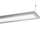 PERFORMANCE IN LIGHTING - Apparecchio a sospensione LED 3000K 69W DALI microprisma d+i SL629LED PL L 62 S/C 830 GR9006 MP.