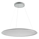 PERFORMANCE IN LIGHTING - Apparecchio a sospensione LED 46W 3000K microprisma statica SL713 RL PL 41 S/C 830 GR9006 MP.