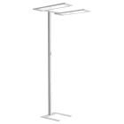 PERFORMANCE IN LIGHTING - Piantana LED 106W con fotosensore e microprisma, temperatura colore 4000K. Modello SL720LED SLL 95 S/D 840 GR9006 SEIR MP.