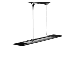 PERFORMANCE IN LIGHTING - Apparecchio a sospensione LED 3000K 78W DALI microprisma INTENSE M2 71 S/C 830 BK9005G MPGBF.