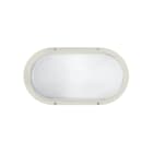 PERFORMANCE IN LIGHTING - Apparecchio a parete 1x60W Ottica simmetrica diffodente SUPERDELTA OV BIANCO.