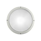 PERFORMANCE IN LIGHTING - Apparecchio a parete 1x75W ottica simmetrica extra diffondente superdelta ton bianco.