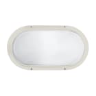 PERFORMANCE IN LIGHTING - Apparecchio a parete 1x75W Ottica simmetrica diffodente SUPERDELTA 33 BIANCO.