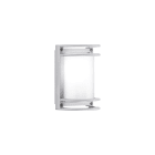 PERFORMANCE IN LIGHTING - Apparecchio a parete 1x60W Ottica simmetrica extra diffondente NIKKO+ 21 GR/MET.