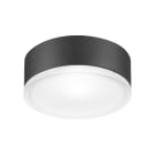 PERFORMANCE IN LIGHTING - Apparecchio a parete e soffitto 1x60W IAA Ottica simmetrica extra diffodente DROP 22 ANTRACITE.