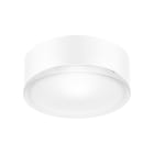 PERFORMANCE IN LIGHTING - Apparecchio a parete e soffitto 1x60W IAA Ottica simmetrica extra diffodente DROP 22 BIANCO.