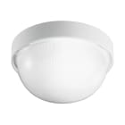 PERFORMANCE IN LIGHTING - Apparecchio a parete e soffitto 1x100W Ottica simmetrica extra diffondente DROP 25 BIANCO.