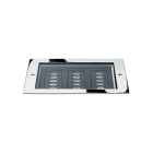 PERFORMANCE IN LIGHTING - Apparecchio da incasso a terra LED 3000K 19,8W Ottica circolare intensiva STEEL 28 SQUARE 18LED 20W NB 8