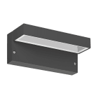 PERFORMANCE IN LIGHTING - Apparecchio a parete LED 17W 4000K con ottica asimmetrica extra diffondente AN96.