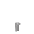 PERFORMANCE IN LIGHTING - Led bollard 4000K 11W statica ottica asimmetrica intensiva MIMIK 10 POST 300 10W 4K GR94.