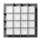 PERFORMANCE IN LIGHTING - Led apparecchio a parete e soffitto 39W 4000K DALI ottica simmetrica extra diffodente BLIZ SQUARE 40/G AN96.