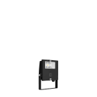 PERFORMANCE IN LIGHTING - Proiettore LED 28W 4000K Ottica simmetrica media Guell Zero S/M 30 840 BK RAL9005