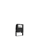 PERFORMANCE IN LIGHTING - Proiettori LED 28W 3000K Ottica asimmetrica diffondente Guell Zero 30 830 BK-RAL9005