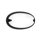 PERFORMANCE IN LIGHTING - Apparecchio a parete LED 6,5W 4000K Ottica simmetrica extra diffondente CHIP OV25 5 S/EW 840 BK81