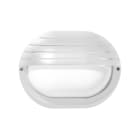 PERFORMANCE IN LIGHTING - Led apparecchio a parete 4000K 6,5W statica ottica asimmetrica extra diffodente EKO 19/GRILL 5 A/EW 840 WH87.