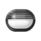PERFORMANCE IN LIGHTING - Led apparecchio a parete 4000K 6,5W statica ottica asimmetrica extra diffodente EKO 19/GRILL 5 A/EW 840 BK81.