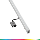 PERFORMANCE IN LIGHTING - Apparecchio a incasso LED-Lineari 28,5W Ottica simmetrica diffondente GROOVE 21 1500 RGBW.