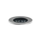 PERFORMANCE IN LIGHTING - Apparecchio da incasso a terra LED 4000K 14W Ottica circolare media CRICKET+ 15 14 C/M 840 INOX.