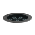 PERFORMANCE IN LIGHTING - Apparecchio da incasso a terra LED 26W Ottica circolare 3000K media CRICKET+ 20 26 C/M 830 AN96.