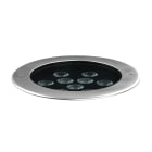 PERFORMANCE IN LIGHTING - Apparecchio da incasso a terra LED 26W 4000K Ottica circolare media DALI CRICKET+ 20 26 C/M 840 INOX