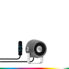PERFORMANCE IN LIGHTING - Proiettori LED 4000K 6W RGBW con ottica circolare media TYK+ 10 7 C/M AN96 DMX