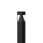 PERFORMANCE IN LIGHTING - LED Bollard 23W 4000K Ottica Circolare Extra Diffondente KHA City Comfort 12 23 C/EW 840 BK81