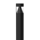 PERFORMANCE IN LIGHTING - Led bollard 3000K 23W statica ottica circolare extra diffondente KHA City Comfort 26 23 C/EW 830 BK81.
