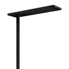 PERFORMANCE IN LIGHTING - Piantana LED 89W con fotosensore, riflettore e finitura a specchio, 4000K. Lampada da parete SMALL SL 80 S/C 840 BK9005 SEIR RE.