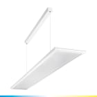 PERFORMANCE IN LIGHTING - Apparecchio a sospensione LED 2700K 53W DALI DT8 microprisma SL720+ PL RL 46 S/C 8TW WH9016 HCL-S MP.