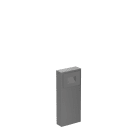 PERFORMANCE IN LIGHTING - Led bollard 2700K 4W statica ottica asimmetrica diffondente insert+ zero post 300 3.5 A/W 827 GR94.