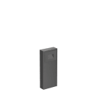 PERFORMANCE IN LIGHTING - Led bollard 3000K 4W statica ottica asimmetrica diffondente insert+ zero post 300 3.5 A/W 830 AN96.