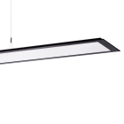 PERFORMANCE IN LIGHTING - Apparecchio a sospensione LED 3000K 69W microprisma statica SL713+ PL RXL 61 S/C 830 BK9005 MP.