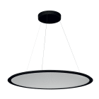 PERFORMANCE IN LIGHTING - Led apparecchio a sospensione 3000K 70W statica microprisma d+i SL713 RL PL 62 S/C 830 BK9005 MP.