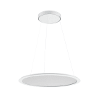 PERFORMANCE IN LIGHTING - Apparecchio a sospensione LED 46W 4000K DALI microprisma d+i SL713 RM PL 45 S/C 840 WH9016 MP.