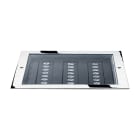 PERFORMANCE IN LIGHTING - Apparecchio da incasso a terra LED 3000K 26,4W Ottica circolare intensiva STEEL 34 SQUARE 24LED 26W NB 8
