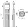 Miniatura Dimensioni prodotto 1