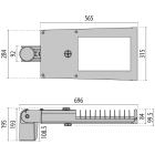 PERFORMANCE IN LIGHTING - Illuminazione stradale LED 4000K 104W D4i ZHAGA Ottica THEOS GLASS 105 SR/100 740 AN96 ZHUD.