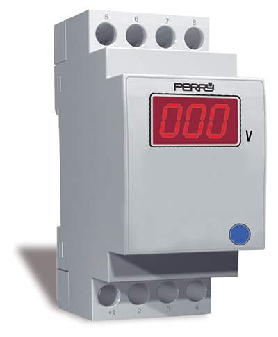 PERRY ELECTRIC - AMPEROMETRO 2 DIN