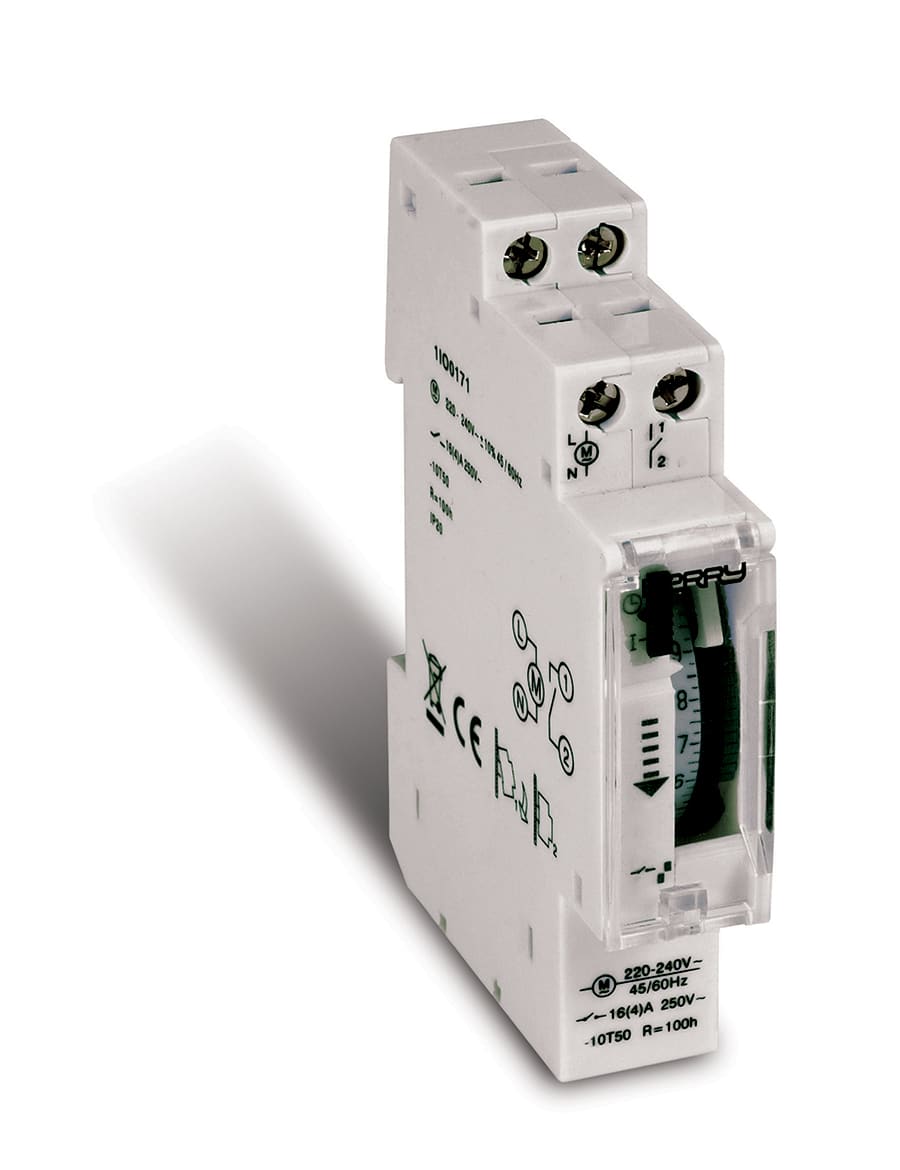 PERRY ELECTRIC - INT ORAR 1 DIN GIORN CAV 15' CON RC