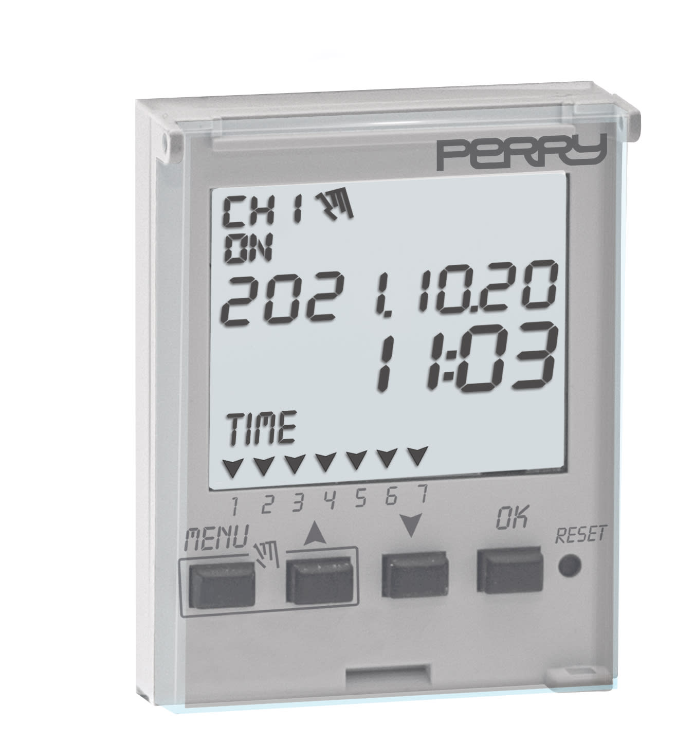 PERRY ELECTRIC - MOD.INT.OR.GIORN.1 CIRC.+/-1H AUT.