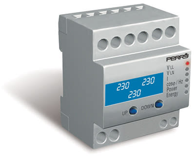 PERRY ELECTRIC - *ANALIZZATORE DI RETE DGT 4 DIN