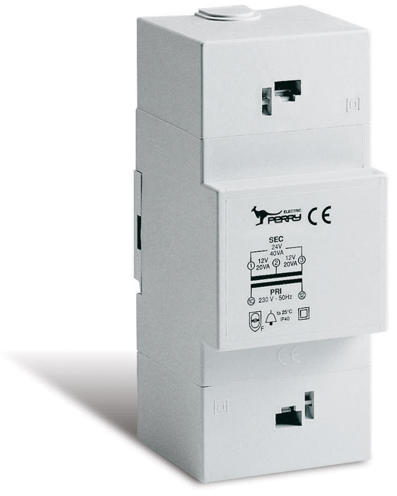PERRY ELECTRIC - TRASF.MODUL.25VA S.INT.230/4-8-12V