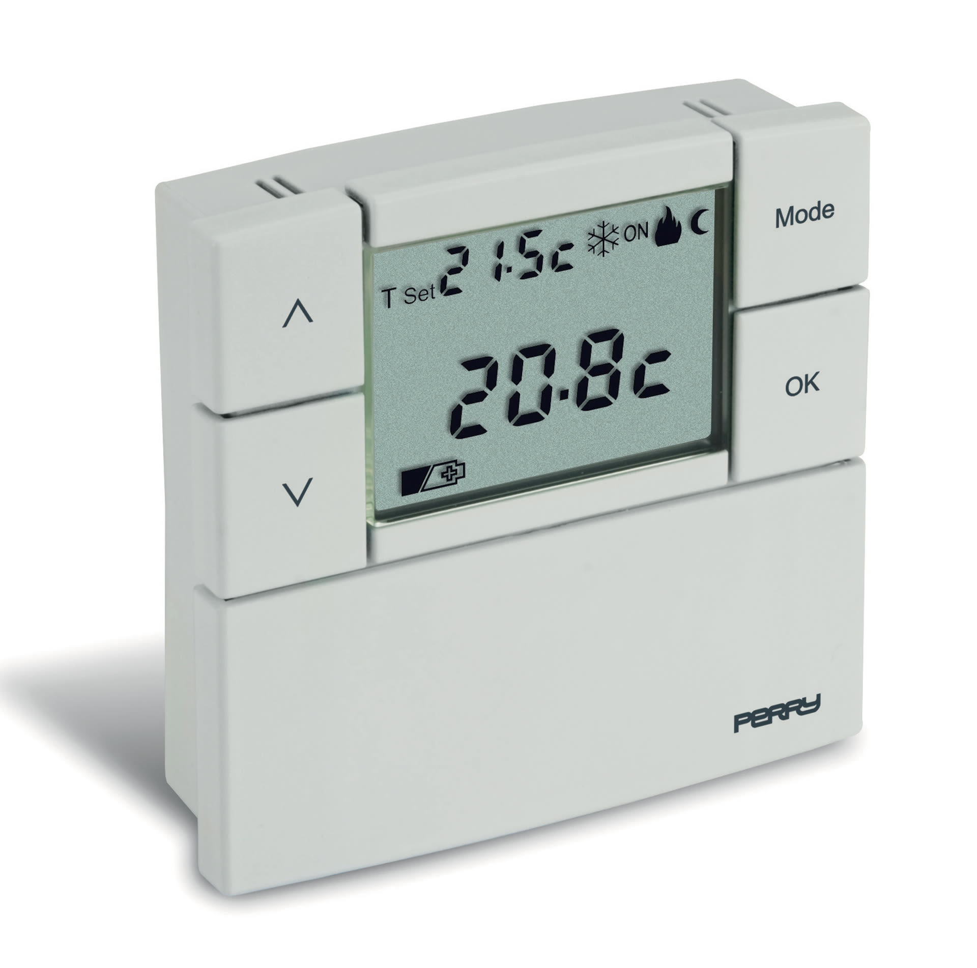PERRY ELECTRIC - TERM.EL.PARETE 3VCC DIGITALE ZEFIRO