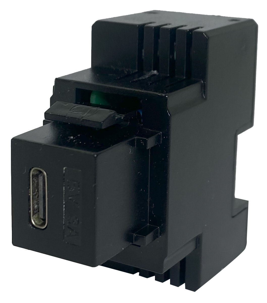 PERRY ELECTRIC - ALIMENTATORE USB C 20W 3A PD NERO