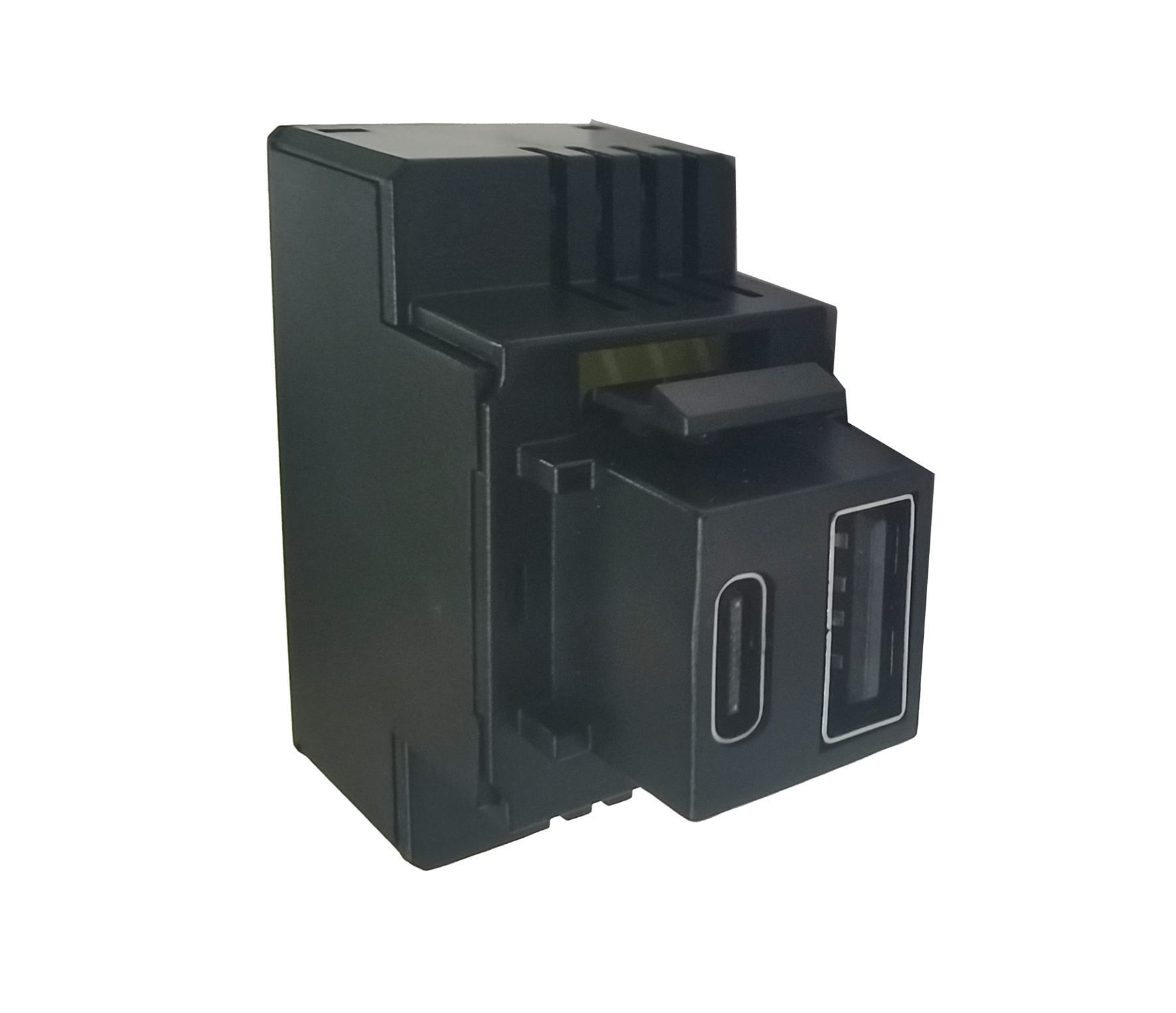 PERRY ELECTRIC - ALIMENTATORE USB A-C 20W 3A PD NERO